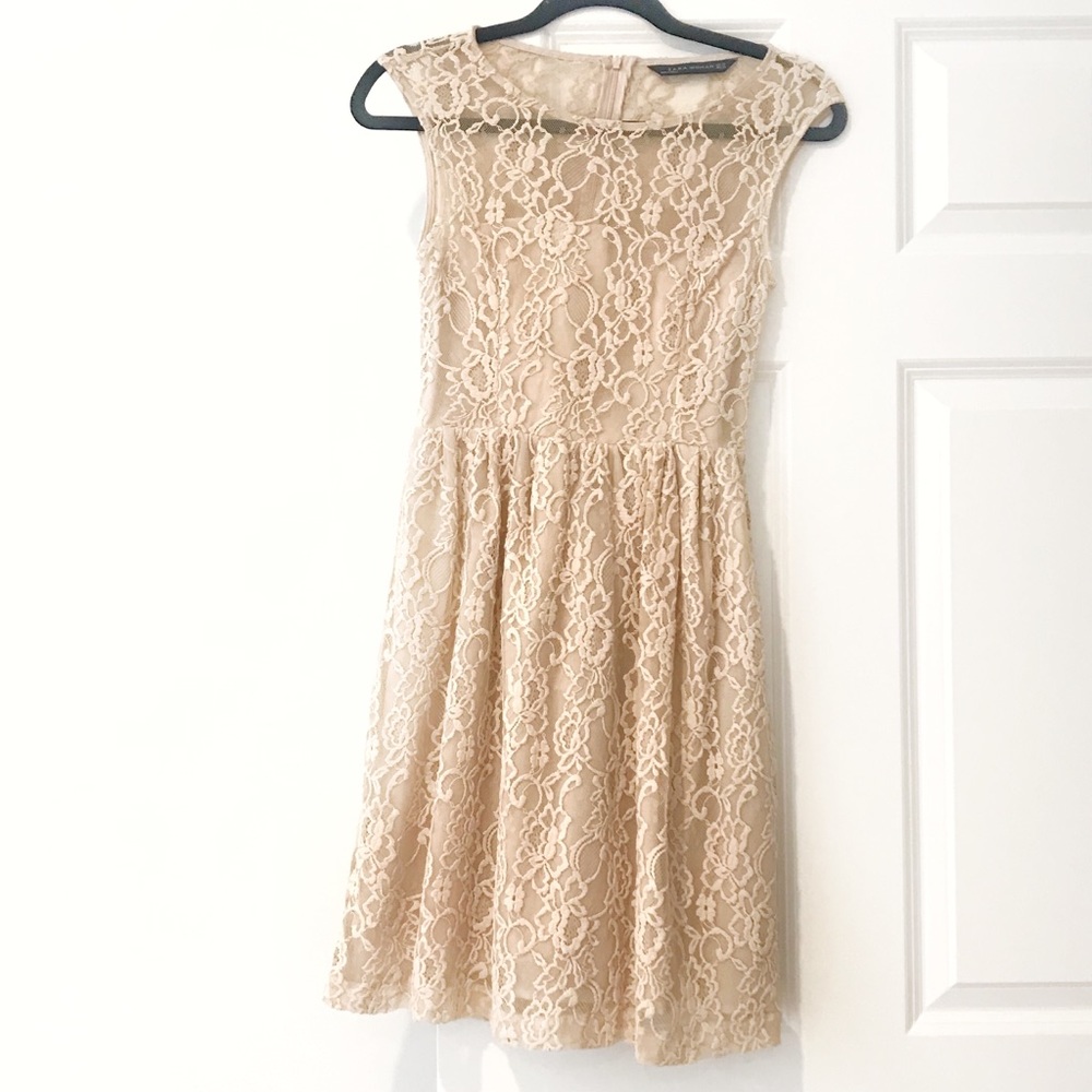 Light Pink Lace Zara Dress